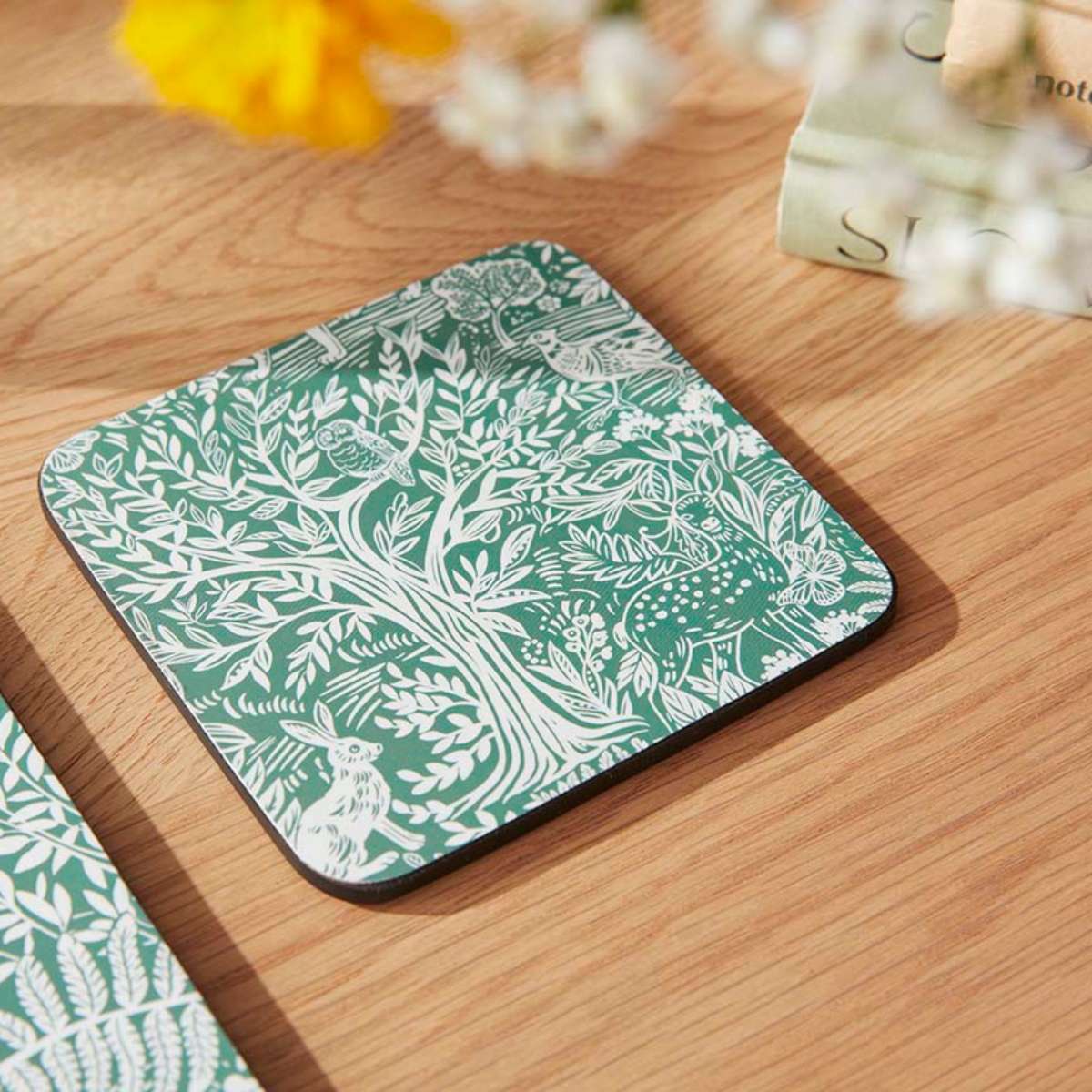 Tapestry Sage Set of 6 Coasters image number null